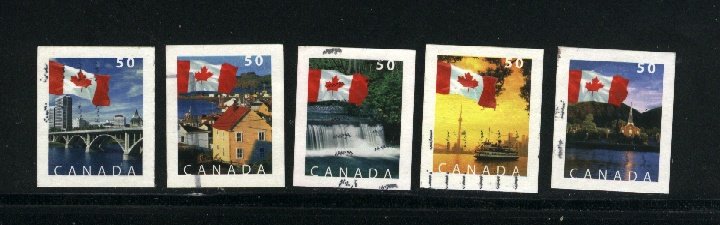 Canada #2076-80  -4  used VF 2004 PD