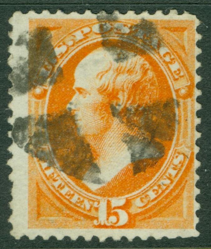 EDW1949SELL : USA 1870 Scott #152 Used. Very Fresh. PSAG Cert. Catalog $220.00.