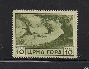 Montenegro 2N34, F-VF, MNH