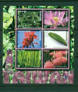 Grenada #3681 (2008 Taiwan Flora sheet of six) VFMNH CV $4.50