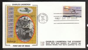 U.S. 1710 Transatlantic Flight (Z Cachet) U/A FDC VF