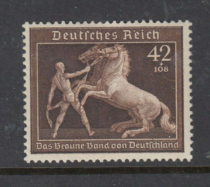 Germany #B165 Horse Race Issue (Mint LIGHTLY HINGED) cv$15.00