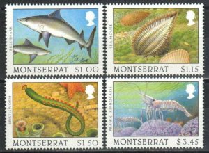 Montserrat Stamp 882-885  - Marine life