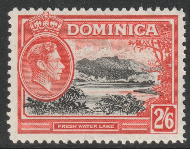 Dominica Scott 108 - SG107, 1938 George VI 2/6d MH*