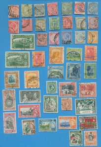 JAMAICA - scott 7 // 165 -  used lot of 47     1870-1956