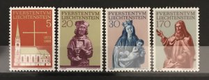 Liechtenstein 1966, #416-19, MNH, CV  $1.75