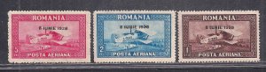 ROMANIA SC# C7-9  VF/MOG