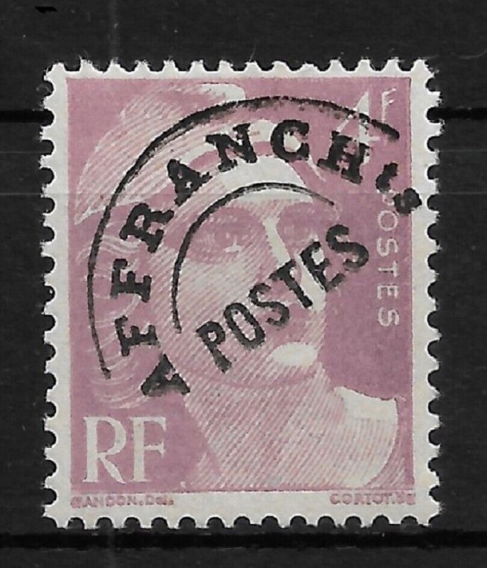 France 1946, Precanceled Marianne type 4fr, Scott # 541A, VF MLH*OG (RMD-8) 