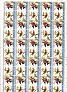 St Vincent Birds Wildlife Perf Sheets MNH x 4 (200 Stamps) You 979