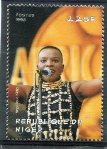 Niger 1998 AFRICAN MUSICIAN Angelique Kidjo 1 Stamp Perforated Mint (NH)