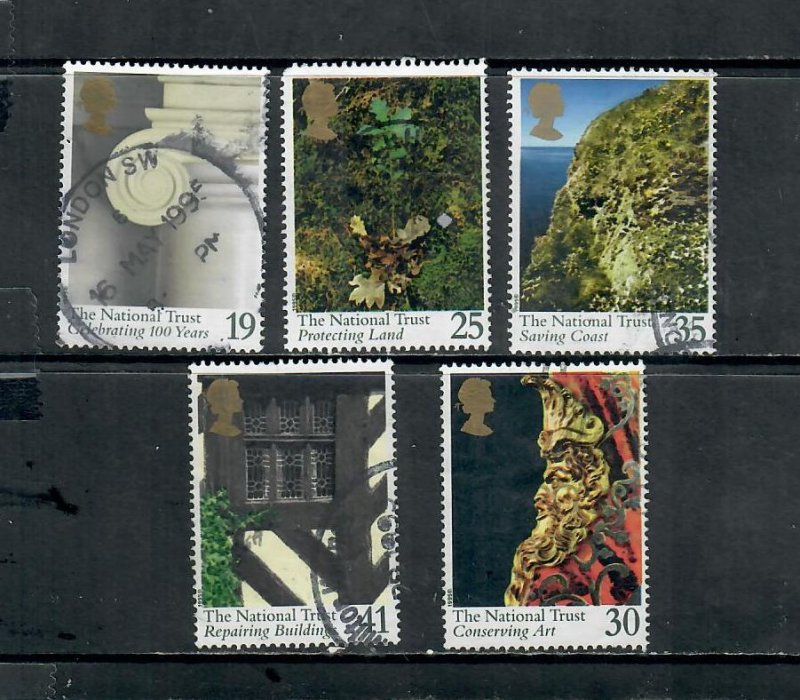 G.B 1995 COMMEMORATIVE SET, NATIONAL TRUSTISSUE h 300322  USED