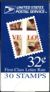 US#BK236 MNH Love Unexploded Booklet