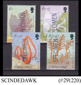 MONTSERRAT - 1995 MARINE LIFE / SEA PEN, SEA FAN, SEA FERN - 4V MNH SPECIMEN