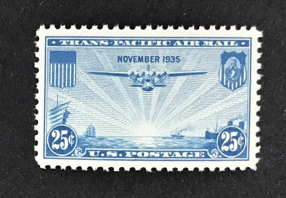 US #C20-C22 Mint XF+ NH OG, SET of Three Singles. Fresh Color.   13115