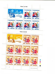 Malta  1989  mini sheet Mint   VF NH