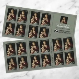 5 Sheets of 20, Virgin and Child  forever stamps
