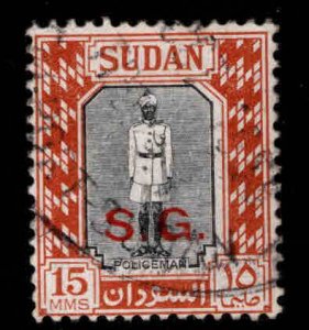 SUDAN Scott o49 Used Official SG overprint Camel mail stamp