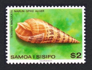 Samoa Marlin-spike Auger Shell $2 1979 MNH SC#493 SG#530a MI#413