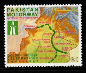 PAKISTAN SG1029 1997 PAKISTAN MOTORWAY PROJECT MNH