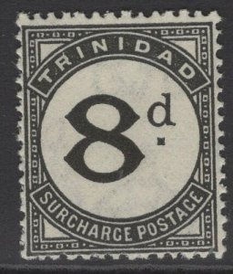 TRINIDAD SGD24 1945 8d BLACK POSTAGE DUE MTD MINT 