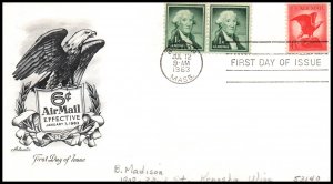 US C67 Eagle Artcraft Pencil FDC
