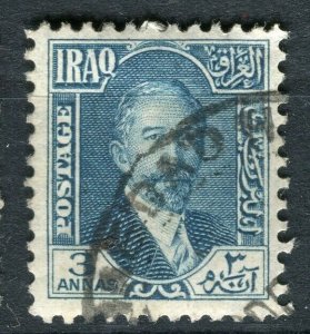 IRAQ; 1931 early King Faisal issue fine used 3a. value