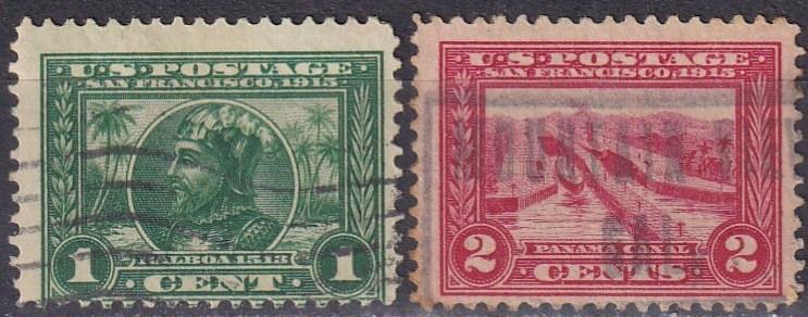 US #379-80 Used CV $3.00 (A19300)