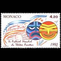 MONACO 1993 - Scott# 1849 Amateur Theater Set of 1 NH