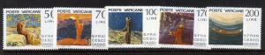 Vatican 607-12 MNH Saint Francis of Assisi, Art