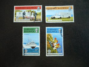 Stamps - Guernsey - Scott# 153-156 - CTO Set of 4 Stamps