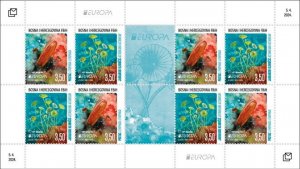 Bosnia and Herzegovina Mostar 2024 MNH Stamp Mini Sheet Europa CEPT Marine Life