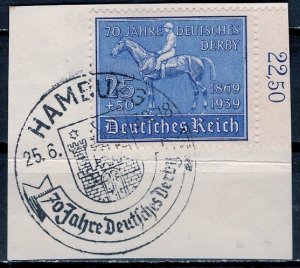 Germany; 1939: Sc. # B144  Used Cpl. Set