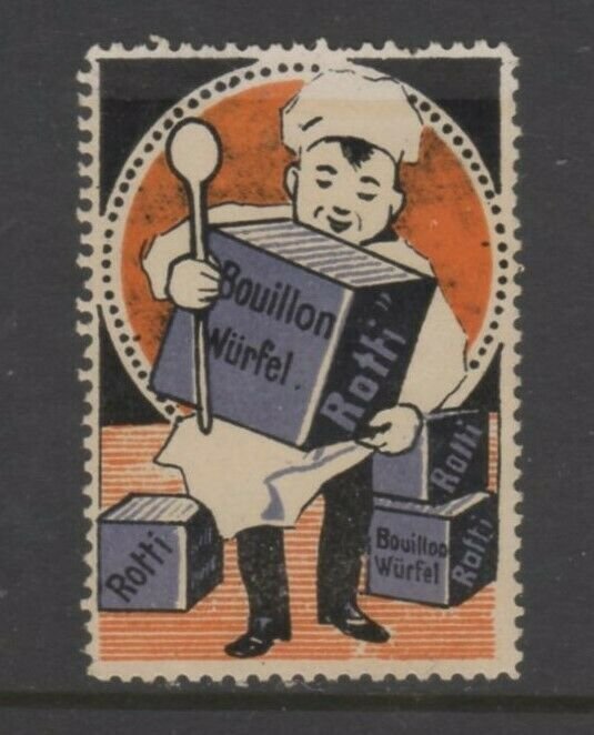 Germany Rotti Boullion Cubes Advertising Stamp - Cook with Boullion Boxes - NG