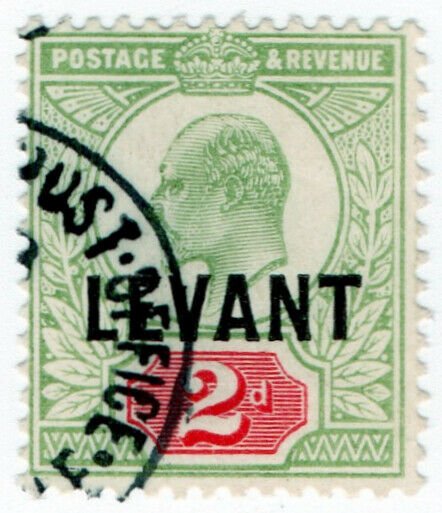 (I.B) Lebanon Postal : British Levant 2d (SG L4)