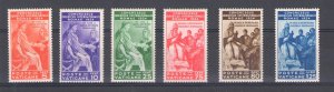 1935 Vatican, set International Juridical Congress, n . 41/46, 6 va