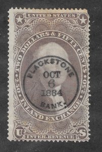 R84c Used, $2.50. Inland Exchange, FREE INSURED SHIPPING