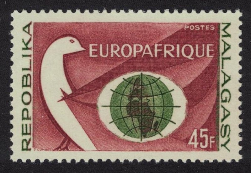 Malagasy Rep. Symbolic Bird and Globe within 'Egg' 1964 MNH SG#82