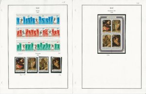 Niue Stamp Collection on 24 Steiner Pages, 1981-1985 Mint NH, JFZ