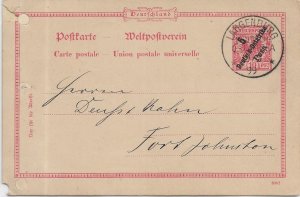 1899 Langenburg, German East Africa to Fort Johnston, S.C. (HS1444)