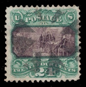 MOMEN: US STAMPS # 120 USED $650 LOT #18905-51