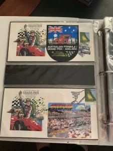 STAMP STATION PERTH: Australia FDC Collection Adelaide Formula 1 Australia Post