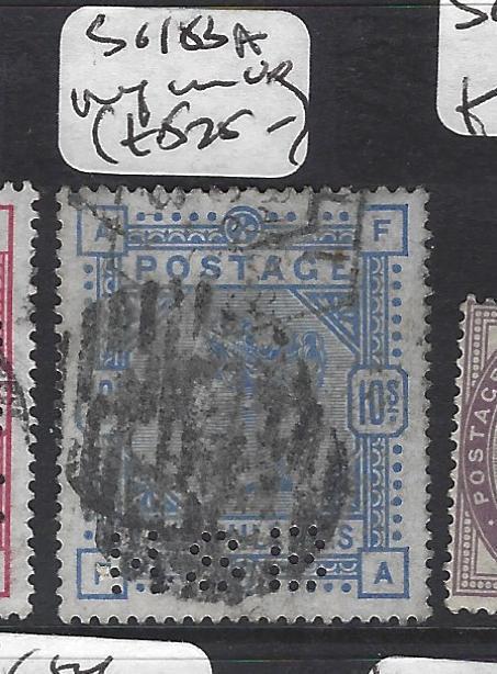 GREAT BRITAIN   (P2411B)  QV   10/-   SG 183A  PERF IN    VFU