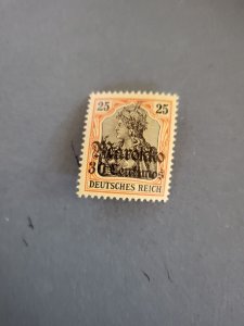 Stamps German Offices in Morocco Scott #49 never  hinged