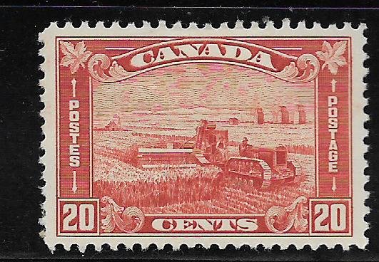 CANADA, 175, HINGED REMNANT,  HARVESTING WHEAT