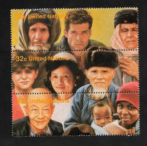 United Nations > New York 1995 - MNH - Strip - Scott #670A