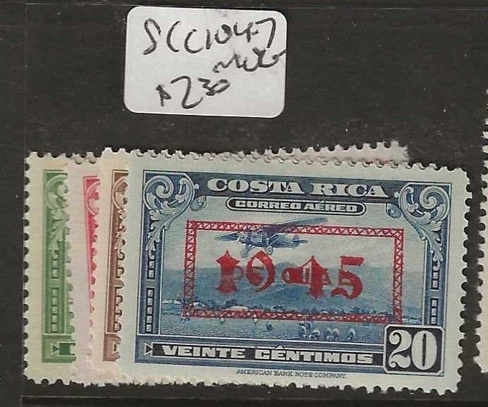 COSTA RICA SCC104-107   MOG      P0930C H