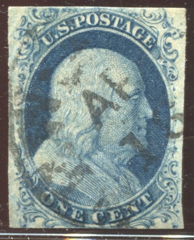 7 Franklin Pos 69R2 Used Stamp BX6652