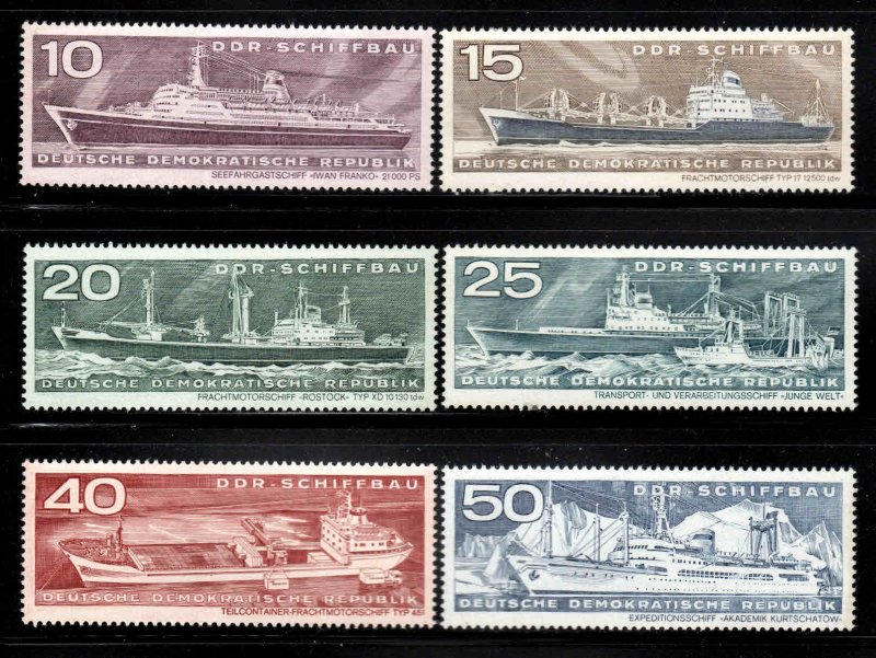 DDR #1318-1323 MNH CV$2.10