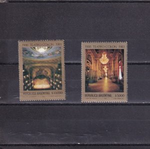 SA04 Argentina 1983 The 75th Anniversary of the Columbus Theatre mint stamps