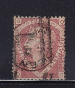 Great Britain Scott # 32 F-VF Used neat cancel nice color scv $ 65 ! see pic !